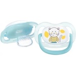 Bebeconfort Силиконови залъгалки Bebe Confort - Physio Air, 2 броя, 6-18м, The Gardener Blue/Yellow (3104201880) - ozone