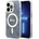 GUESS Кейс Guess IML 4G MagSafe за iPhone 15 Pro, син (GUE003575-0)