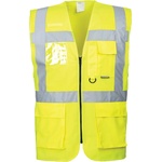 Portwest hi-vis berlin s476 / Светлоотразителна жилетка - hv жълта xxl (s476yerxxl)