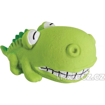Hip Hop Mini krokodíl BigHead so zvukom latex 9 cm