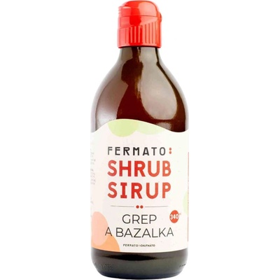 Fermato Shrub sirup grep a bazalka 340 ml