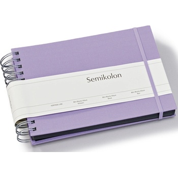 Semikolon Uni Mini Mucho албум за снимки, лилав, с черни страници (369981)