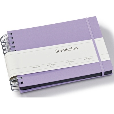 Semikolon Uni Mini Mucho албум за снимки, лилав, с черни страници (369981)