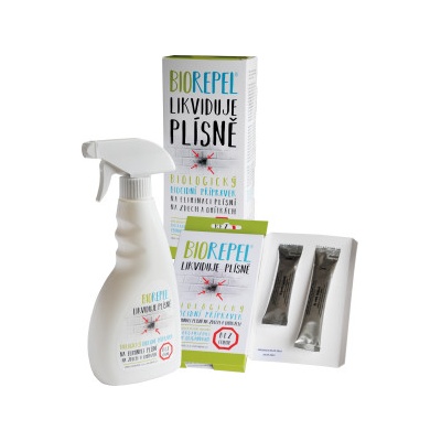 Bio Repel chytrá houba proti plísním na zdivo a omítky, 0,5 l + 1 g + 2 g – Hledejceny.cz