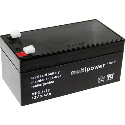 multipower MP3,4-12 12V 3.4Ah