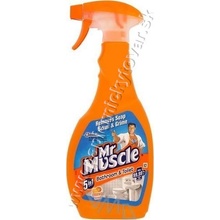 Mr. Muscle 5v1 čistič na kúpelňu a toaletu pomaranč 500 ml