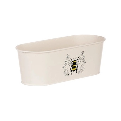 Autronic Truhlík kovový KK135 CRM 9 x 28 x 12 cm bílý