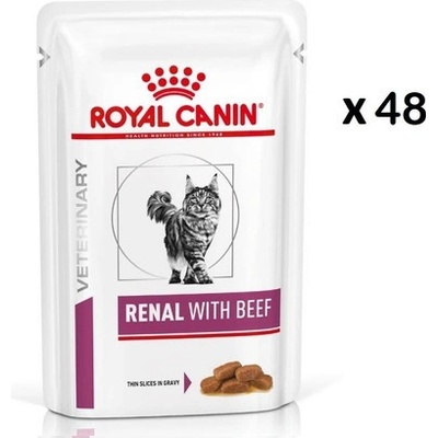 Royal Canin VD Cat Renal Beef 48 x 85 g