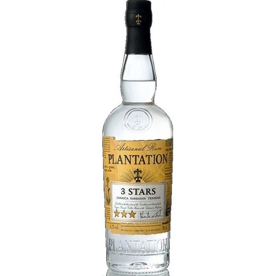Rum Plantation White 3 stars 41,2% 41,2% 0,7 l (holá láhev)