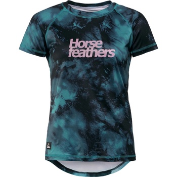 Horsefeathers Дамска колоездачна тениска Deco - petrol camo Horsefeathers | Sin | ЖЕНИ | S