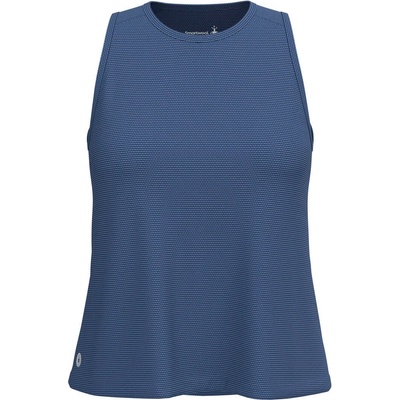 Smartwool Дамски потник с широка презрамка Smartwool Women's Active Mesh High Neck Tank Tank top - Nightfall / Deep Navy (916-2371-0412)