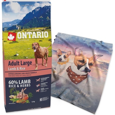 Ontario Adult Large Lamb & Rice 12 kg
