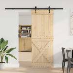 vidaXL Преплъзваща се врата NARVIK 85 x 210 см (213, 5 см) (3445391)