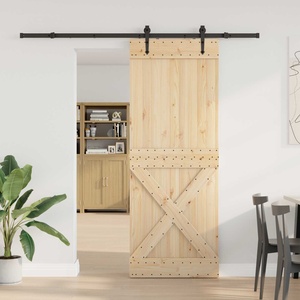 vidaXL Преплъзваща се врата NARVIK 85 x 210 см (213, 5 см) (3445391)