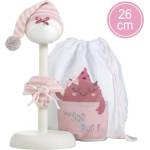 Llorens M26-314 облекло за кукла бебе NEW BORN размер 26 см с аксесоари (4-M26-314)