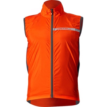 Castelli Squadra Stretch vest červeno oranžová