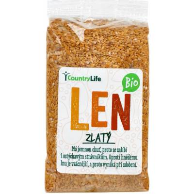 Country Life Ľan zlatý BIO 300 g
