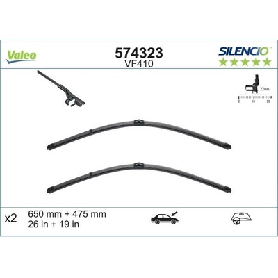 Valeo Silencio X-TRM 650+475 mm ST VM410
