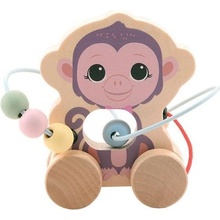 Jouéco the Wildies Family drevená hračka s labyrintom Monkey