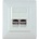 SeaMAX Розетка Screened GE Style Data Wall Outlet 2x RJ45 (H) - Flush Mount (FA-691KS-88-C5E)
