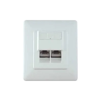 SeaMAX Розетка Screened GE Style Data Wall Outlet 2x RJ45 (H) - Flush Mount (FA-691KS-88-C5E)