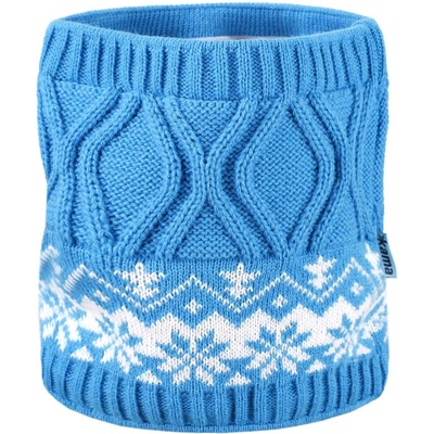 Dětský pletený Merino nákrčník SB15 tyrkysová