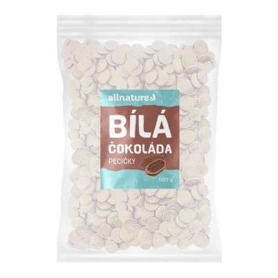 ALLNATURE Biela čokoláda 500 g
