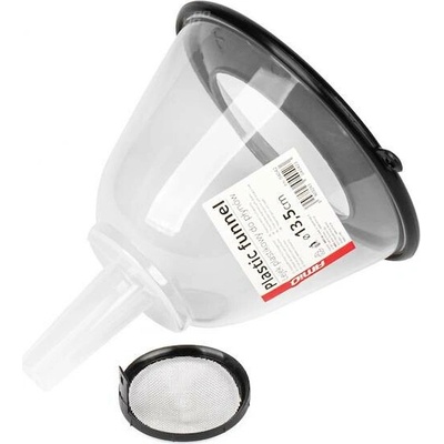 Plastový trychtýř s polovičním krytem a filtrem 13,5 cm AMIO-04042, , ,