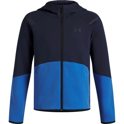 Under Armour B Unstoppable Fleece FZ 1386687-403 modrá