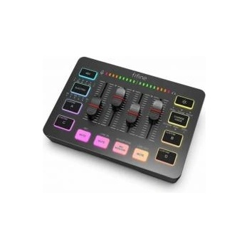 FIFINE Аудио миксер fifine sc3 rgb - черен