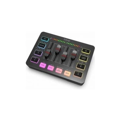 FIFINE Аудио миксер fifine sc3 rgb - черен