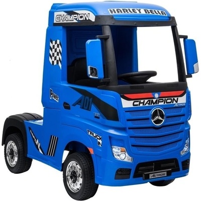 Lean Cars Mercedes Actros Elektrické autíčko modrá