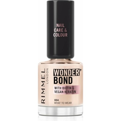 Rimmel Wonder'Bond lak na nechty odtieň 004 What to Wear 12 ml