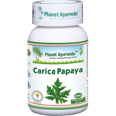 Planet Ayurveda Carica papaya 500 mg 60 kapsúl