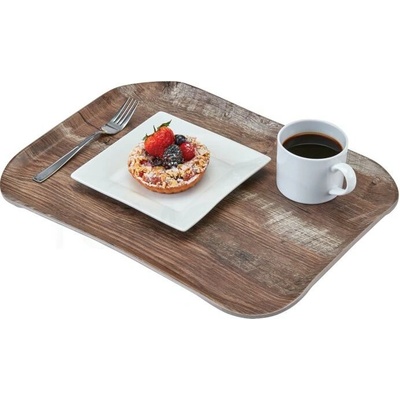 Cambro Podnos Wood tmavý dub 35,5x45,7cm