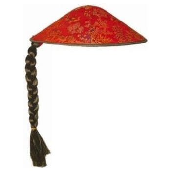 Čínsky klobúk - Červený
