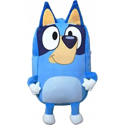 Batoh Bluey Předškolní plyšový batůžek pro školáka, modrý