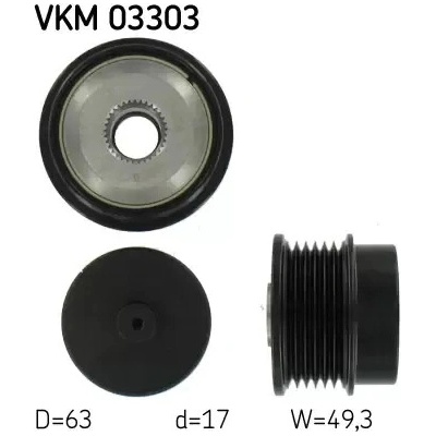 SKF Předstihová spojka SK VKM03303