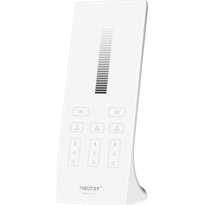 RF ovladač Mi-Light Y1 pro jednobarevné LED pásky 3 zóny 3 scény bílý