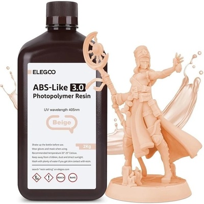 ELEGOO ABS-like Resin, 2KG, béžová 50.103.0193