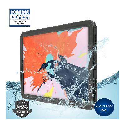 Ударо и водоустойчив калъф за iPad Pro 12.9 (2018) - 4smarts Rugged Case Active Pro STARK (черен) (4S467525)
