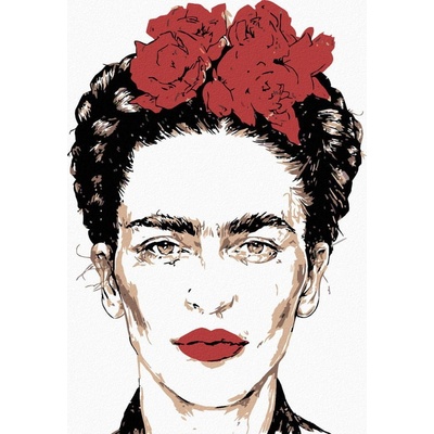 Zuty Maľovanie podľa čísel FRIDA KAHLO