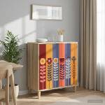 vidaXL Служебен шкаф ESSEN Сонома 69 x 33 x 75 см Инженерна дървесина (8006922)