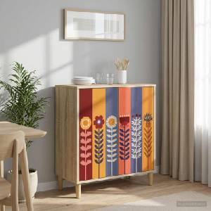 vidaXL Служебен шкаф ESSEN Сонома 69 x 33 x 75 см Инженерна дървесина (8006922)