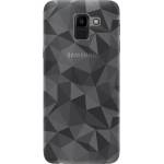 Gigapack Samsung J6 (2018) GIGAPACK Силиконов 3D калъф за телефон, с диамантен мотив, ПРОЗРАЧЕН (GP-77392)
