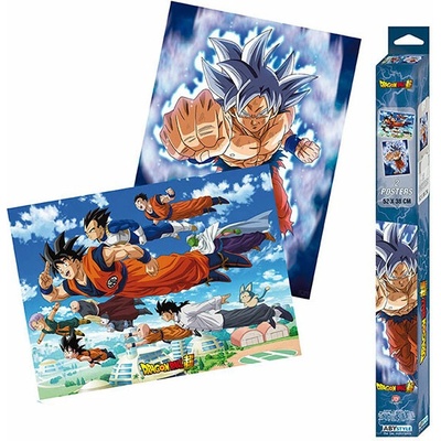 Set 2 plagátov Dragon Ball Super - Goku & Friends (52x38 cm)