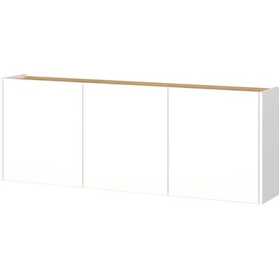 Germania Бяло висящо шкафче от декор от дъб 138x52x25 cm Libbiano - Germania (1345-513)