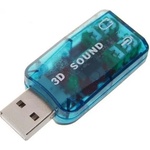  Usb Звукова карта за компютър 5.1 - канален звук Звукови карти