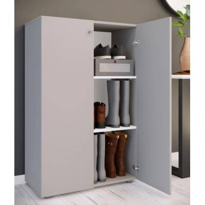 VCM Lona XL 3dílný 70 × 39 × 110 cm šedý