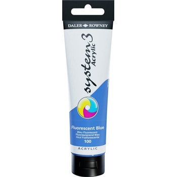 Daler-Rowney System3 АКРИЛНА боя Fluorescent Blue 150 ml 1 бр (129150100)